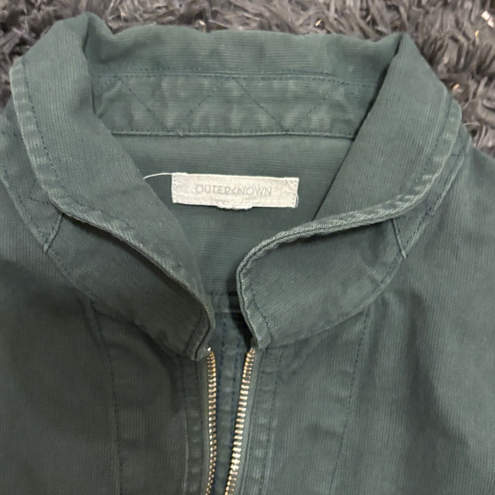 OUTERKNOWN Depot Jumpsuit Coverall Flight Suit in Green Night - Picture 5 of 8